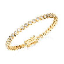 Load image into Gallery viewer, Jeanel - bezel set diamond bracelet