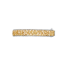 Load image into Gallery viewer, Nika - Fancy yellow and fancy light diamond bangle