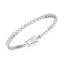 Load image into Gallery viewer, Letitia - bezel set diamonds bracelet