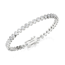 Load image into Gallery viewer, Jeanel - bezel set diamond bracelet