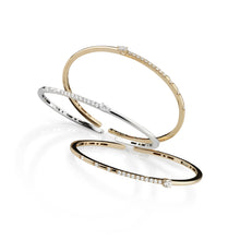 Load image into Gallery viewer, Bracciale Fini Tris - stackable bangle
