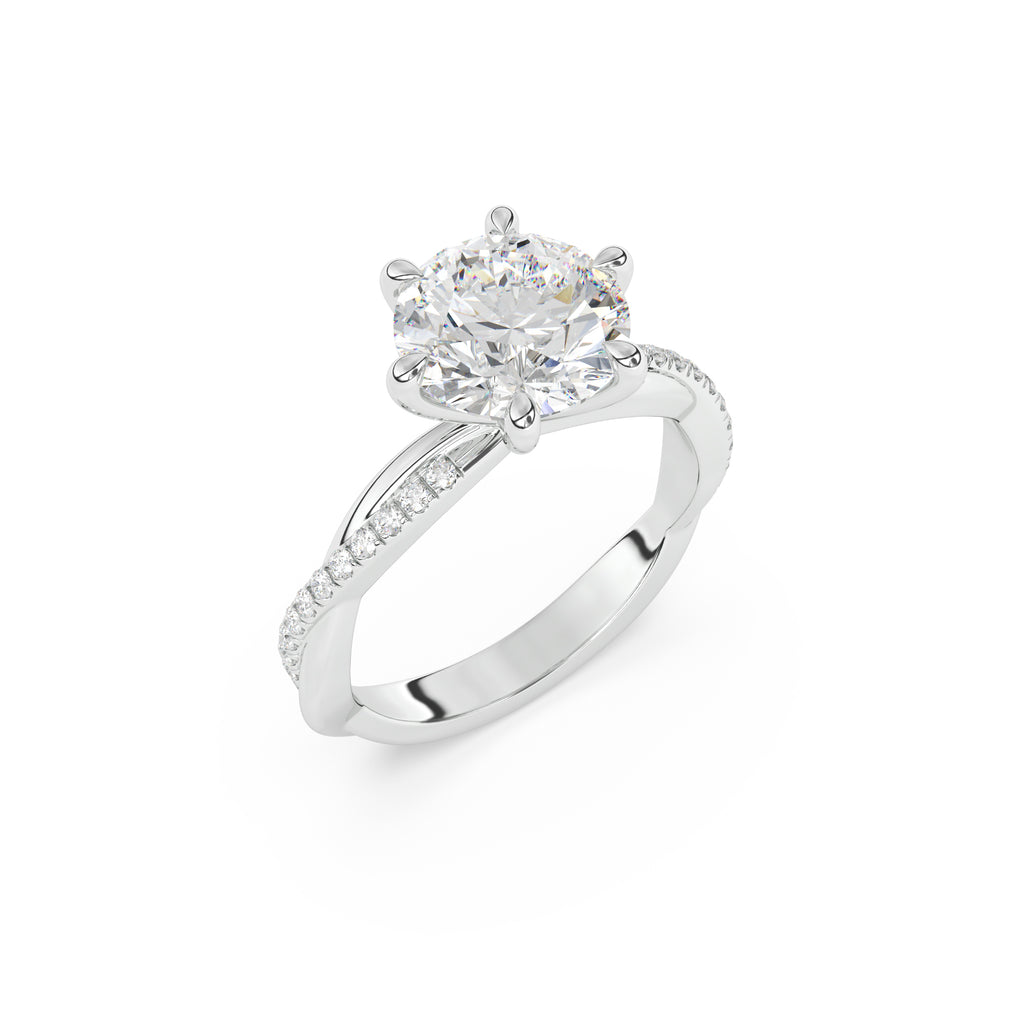 Elsa - round brilliant diamond ring