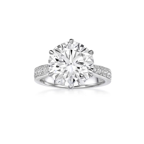 Nyla - round brilliant diamond ring