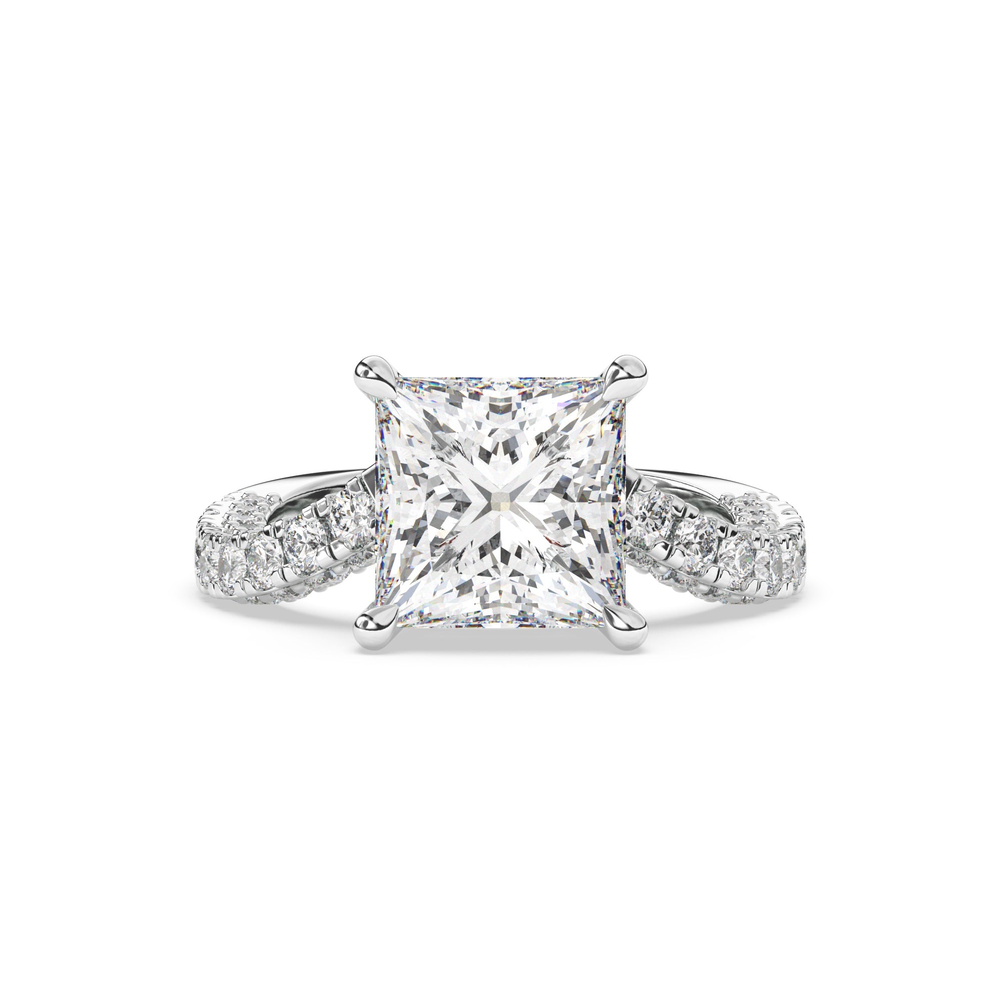 Felisha - princess cut diamond