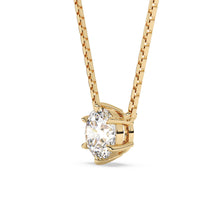 Load image into Gallery viewer, Paige - round briliant diamond pendant
