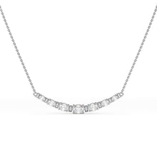 將圖片載入圖庫檢視器 Sade - graduating oval diamond pendant
