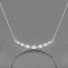 Load image into Gallery viewer, Sade - graduating oval diamond pendant
