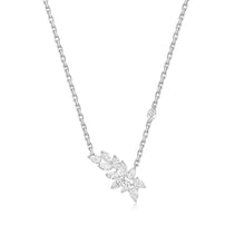 Load image into Gallery viewer, Tina - feather abstract diamond pendant
