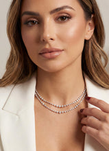 Load image into Gallery viewer, Sava - graduating stationed diamond necklace
