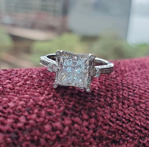 Gisele - princess cut diamond