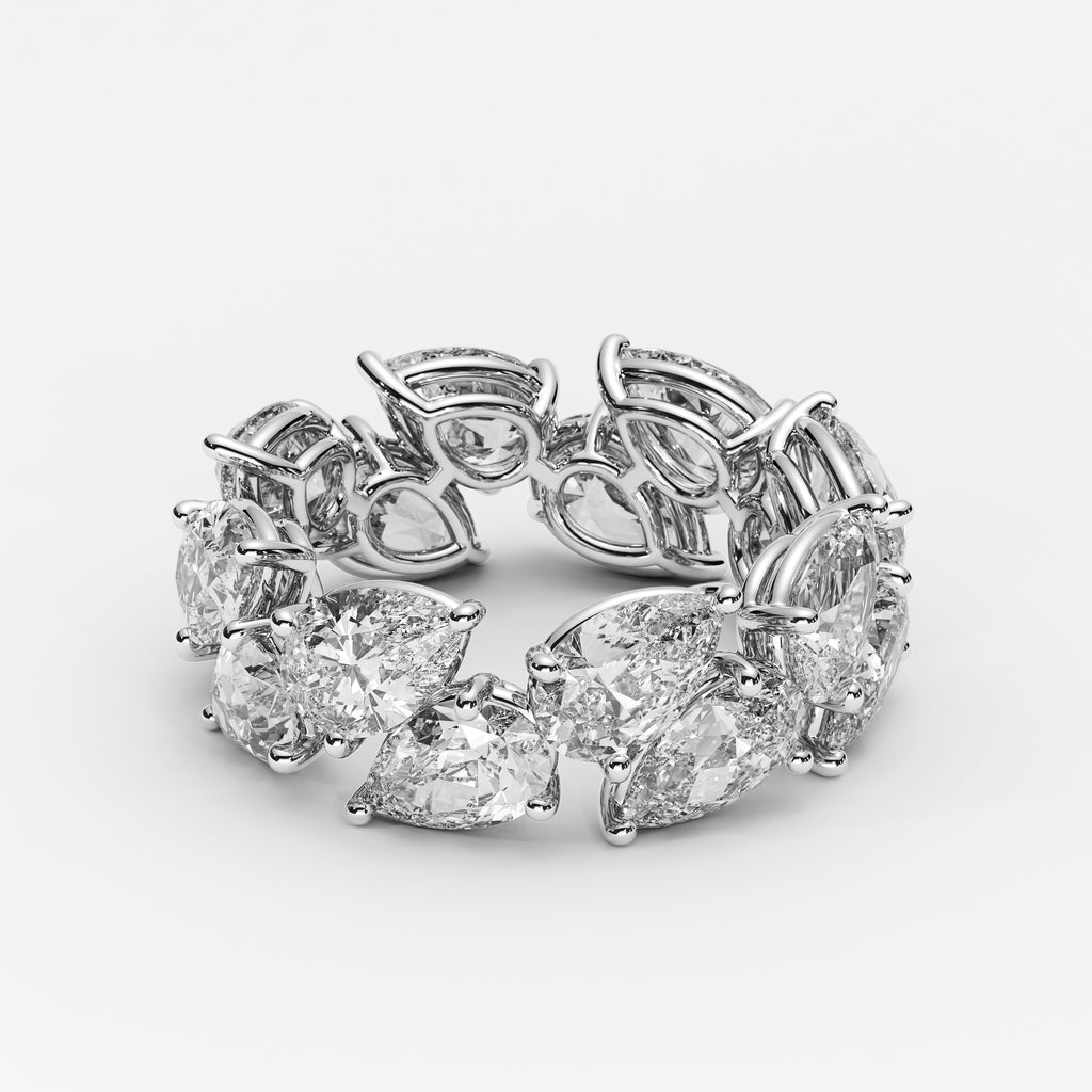 Vivaz Signature - pear shape eternity ring