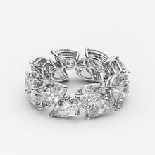 Load image into Gallery viewer, Vivaz Signature - pear shape eternity ring
