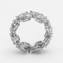 Load image into Gallery viewer, Vivaz Signature - pear shape eternity ring
