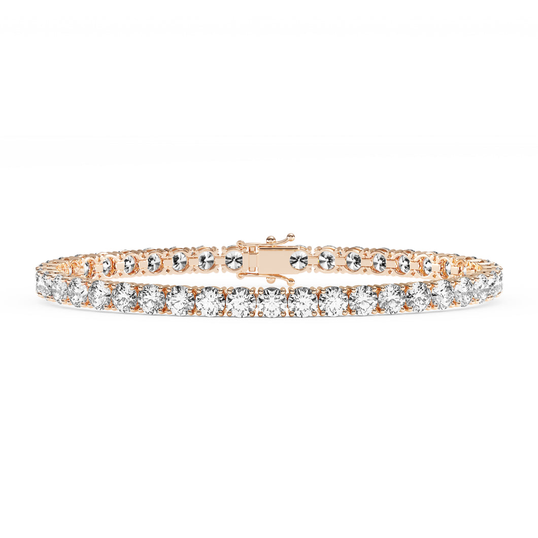 Prima - round diamond tennis bracelet