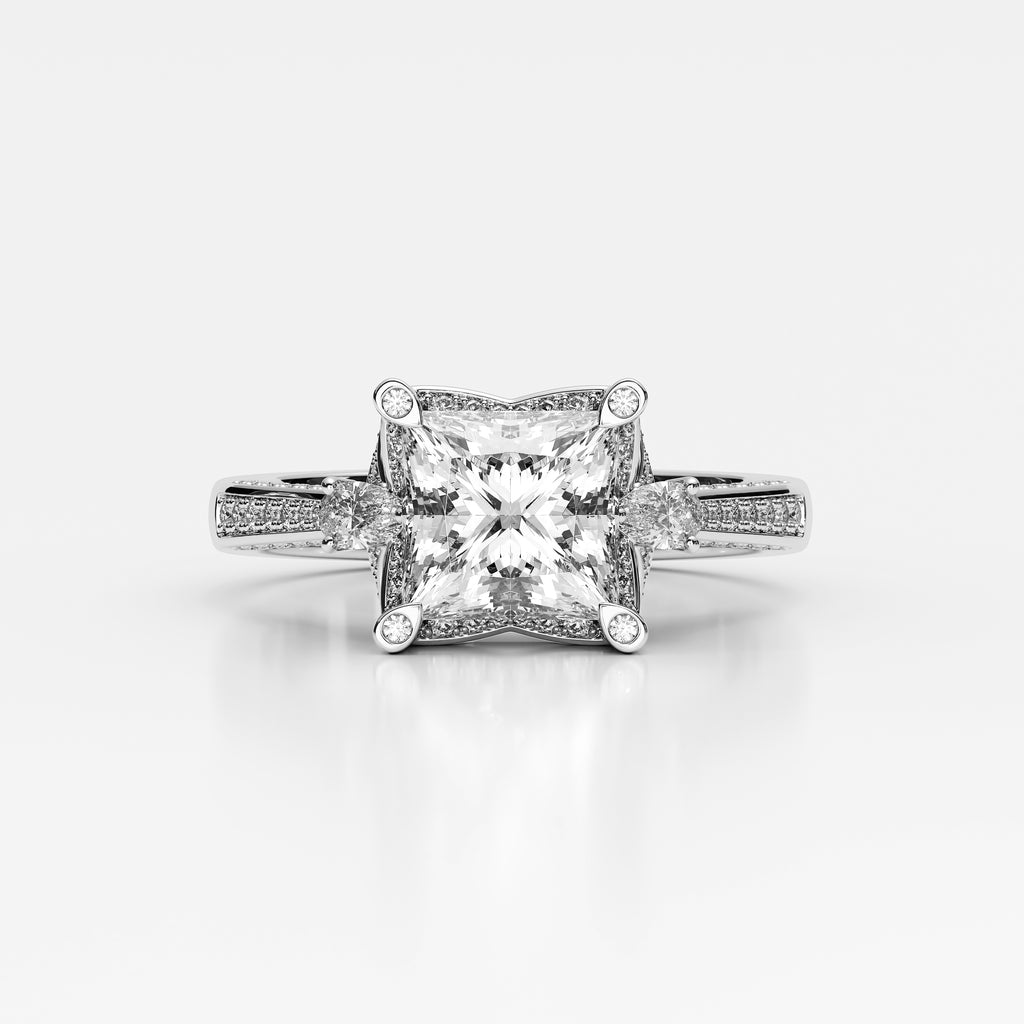 Gisele - princess cut diamond