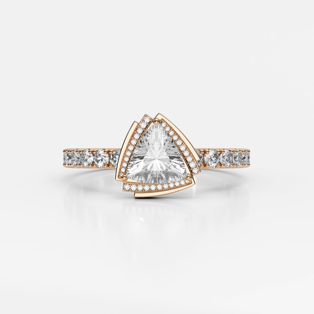 Jasmine - trillion cut diamond