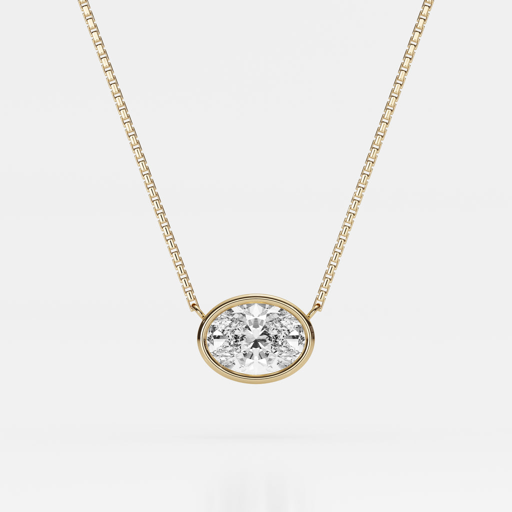 Muscari - oval brilliant pendant