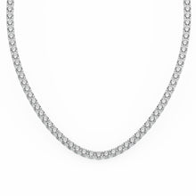 將圖片載入圖庫檢視器 Riviere - one line diamond necklace
