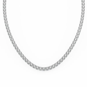 Riviere - one line diamond necklace