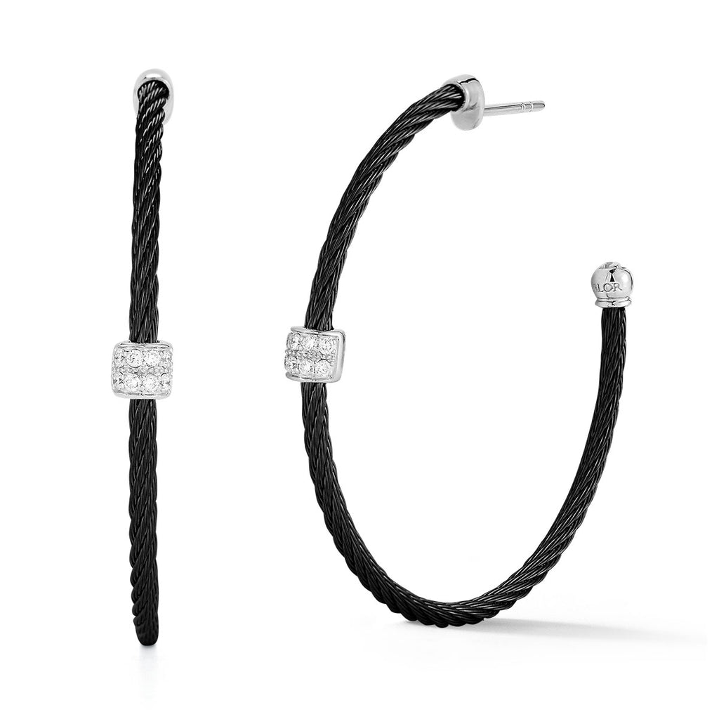 Cable Black Hoop