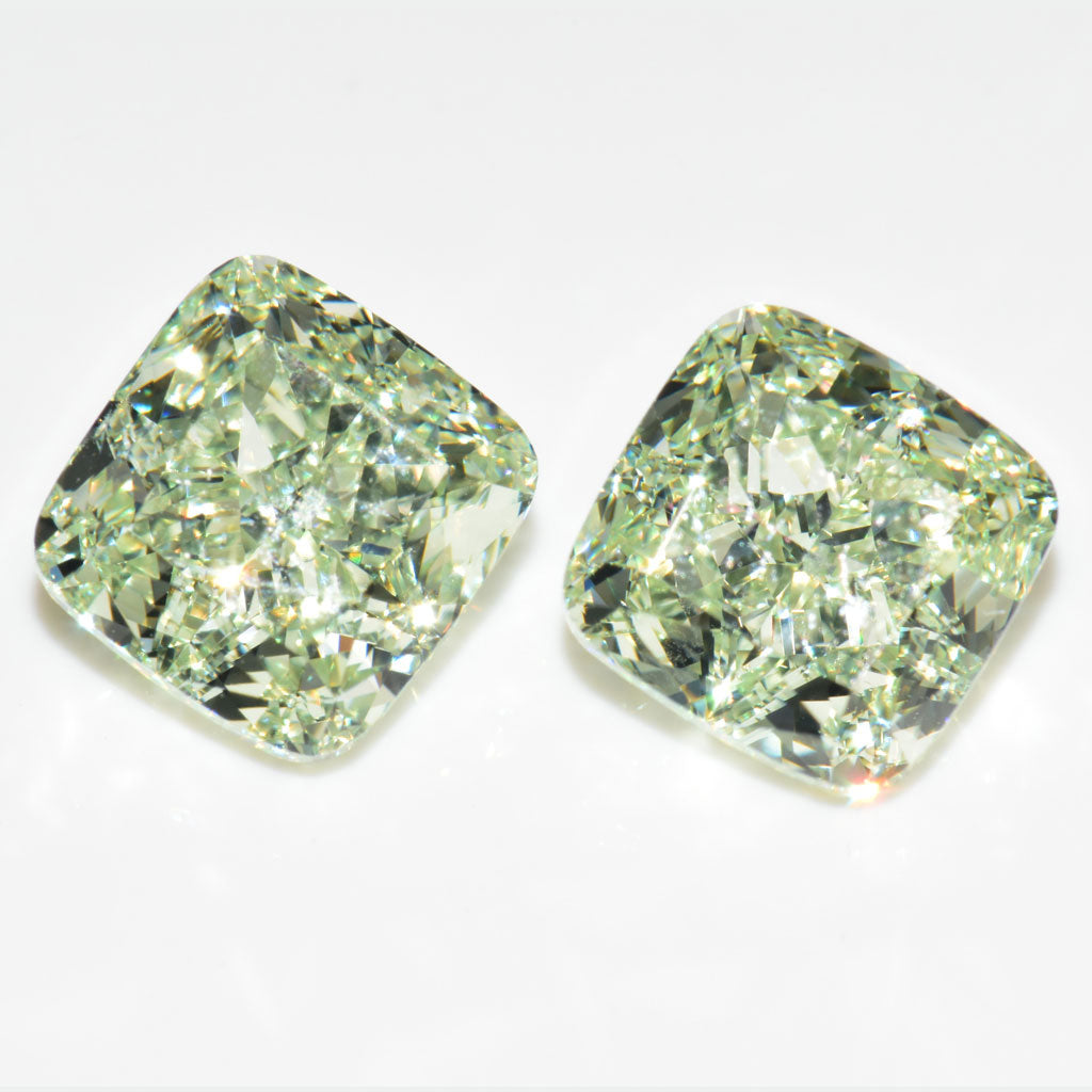 Fancy yellowish sales green diamond